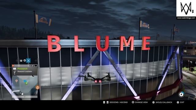 WATCH_DOGS® 2 Research point at the Blume Stadium in Oakland смотреть онлайн