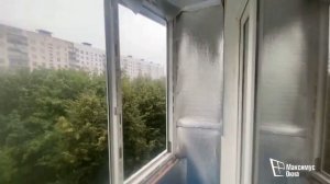 Остекление, утепление и отделка балкона в доме серии II 68