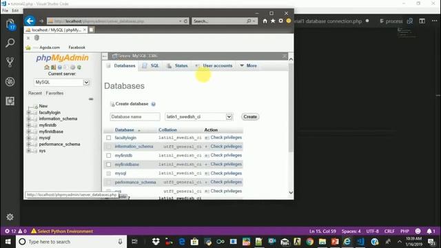 Creating your own database using php : Php Database Connectivity смотреть онлайн