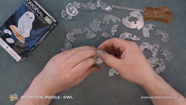 3D Crystal Owl Puzzle from BePuzzled - Solution смотреть онлайн