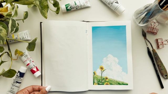 STUDIO GHIBLI SKETCHBOOK TOUR! ? Gouache paintings of LOTS AND LOTS OF STUDIO GHIBLI SCENES! смотреть онлайн