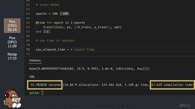 [06x12] How to use your GPU for Machine Learning using CUDA.jl and Flux.jl (CUDA.jl 101 Part 3 of 3 смотреть онлайн
