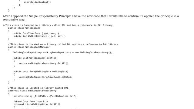 Re-factorize a program using single responsibility principle - SOLID- SRP смотреть онлайн
