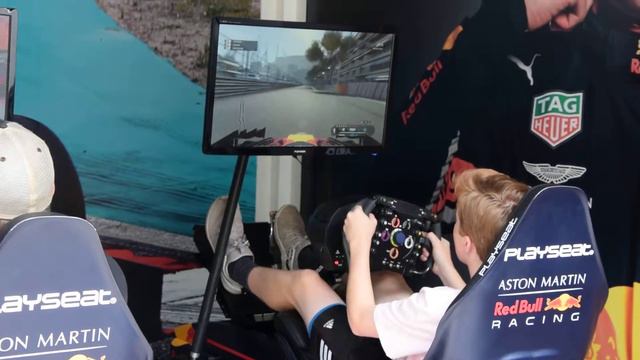 Aston Martin Red Bull Racing games at the Fan Zone in Monaco 2019 смотреть онлайн
