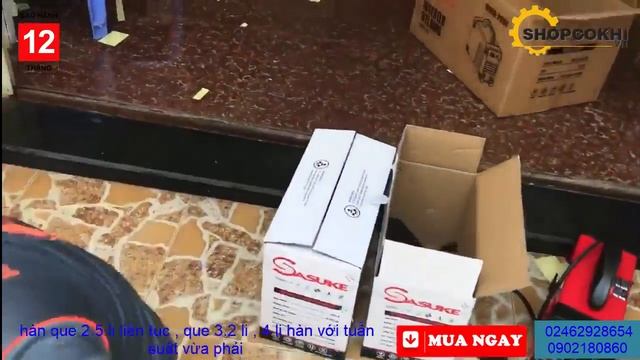 Máy Hàn Gia đình  - Máy Hàn điện Tử SASUKE MMA-200I