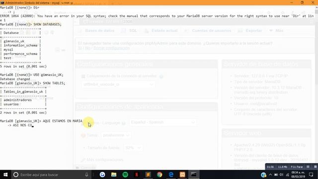 70 Mysql, MariaDB y Phpmyadmin смотреть онлайн