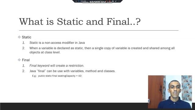 Two in One for Static and Final in JAVA (Enumerations) - W1761405 - Kavindu Gunathilake смотреть онлайн