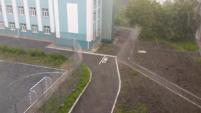 Град в Комсомольск-на-Амуре 03.06.2014 смотреть онлайн