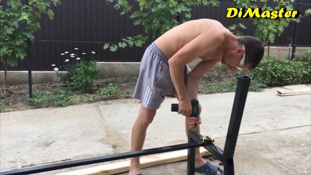 Садовая лавочка своими руками! смотреть онлайн