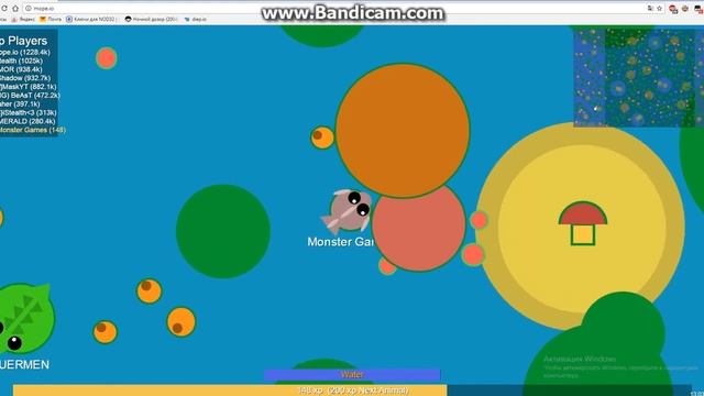 [ Mope io ] Водный мир и новое животное! смотреть онлайн