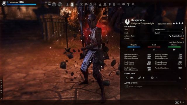 PvP-Билд на Рыцаря-Дракона Воина | TESO (2018) смотреть онлайн