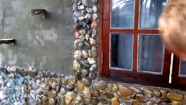 Облицовка дома речным камнем часть#1 смотреть онлайн