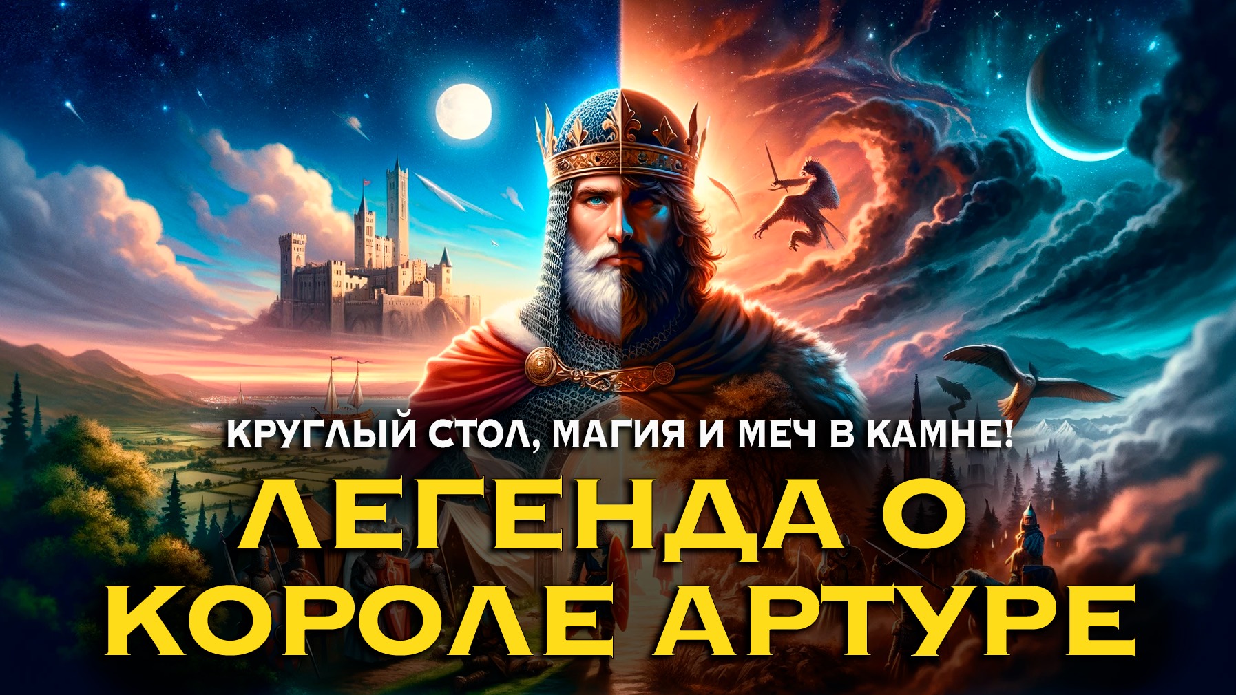 Секрет Короля Артура: расследование легенды! Круглый стол, магия и меч в камне! смотреть онлайн