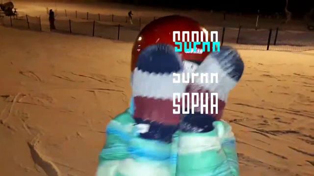 1 день на горных лыжах⛷/1-ое катание/ 😉 смотреть онлайн