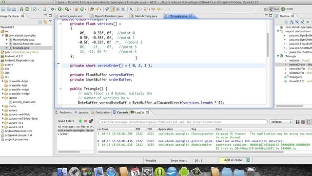 Android Development Course - Chapter 35 - OpenGLES смотреть онлайн