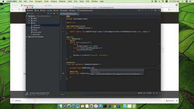 spring async смотреть онлайн