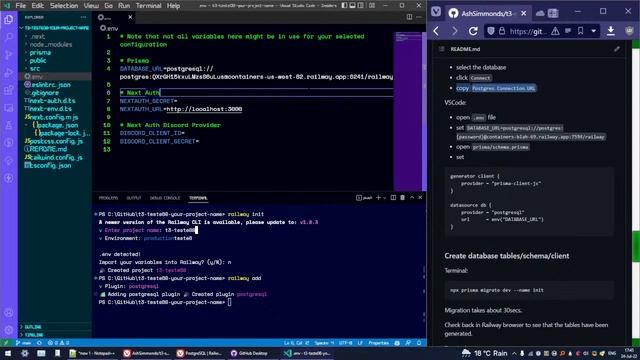 T3-Stack tutorial | NextJS, TypeScript, tRPC, Postgres, Prisma, Tailwind, nextAuth, Railway, Vercel смотреть онлайн