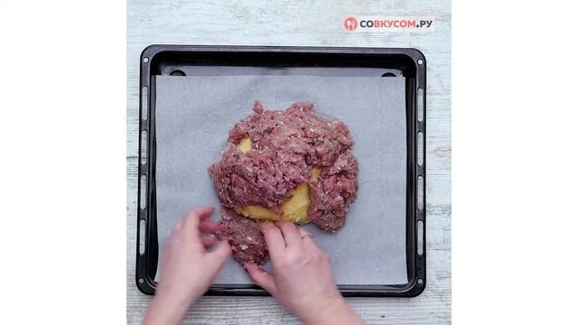 Запеканка из картофельного пюре с фаршем - Рецепты от Со Вкусом смотреть онлайн