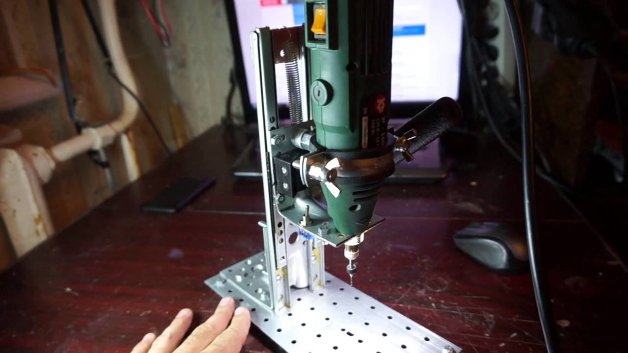 Сверлильный станок для гравировочной машинки Калибр и подобных смотреть онлайн