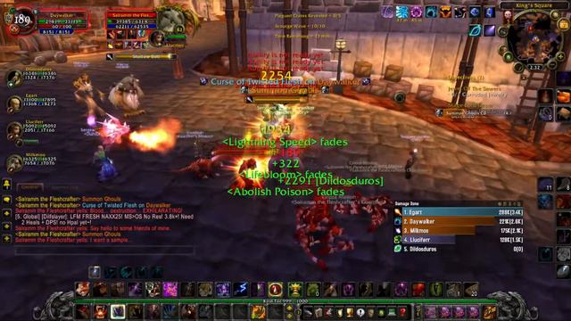 WOW WOTLK 3.3.5 Warmane (Frostmourne)   Feral Druid Tank - The Culling Of Stratholme HC