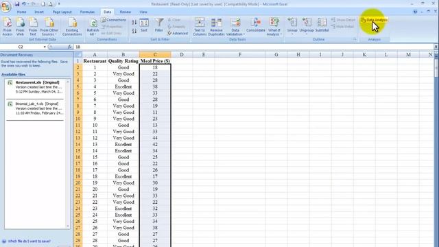 Excel Statistics: Using Data Analysis to Find Descriptive Statistics EASY смотреть онлайн
