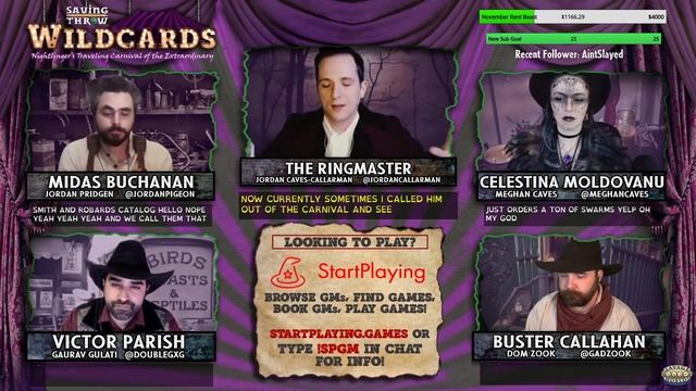 Wildcards: Carnival - S1E12 - "Nightlinger's Traveling Carnival of the Extraordinary" - Deadlands R смотреть онлайн