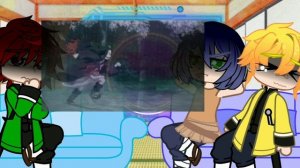 ~реакция танджиро зеницо и иноски на незуко камадо ~