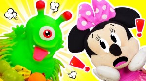 Микробы попали в дом семьи Маусов! Видео про игрушки Микки Маус для малышей