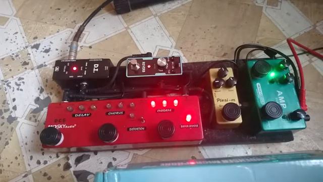 Mosky DC5+plexi m+amp turbo.( mini pedal board) смотреть онлайн