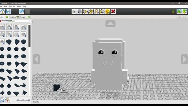 ДОБРЯК ИЗ LEGO В ПРОГРАММЕ LEGO Digital Designer смотреть онлайн