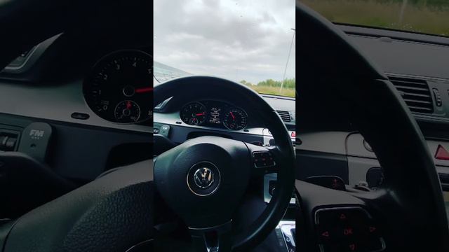 Разгон и звук Volkswagen Passat CC смотреть онлайн