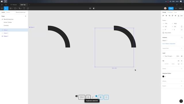 Figma | One minute circular arrow icon смотреть онлайн
