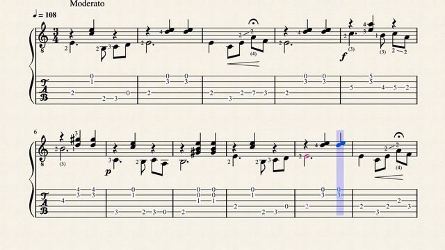 Melodia - Calatayud, Bartolomé (1882 - 1973) - Tablature смотреть онлайн
