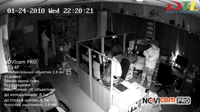 NOVIcam PRO NC14F день и ночь - ДТЛ смотреть онлайн