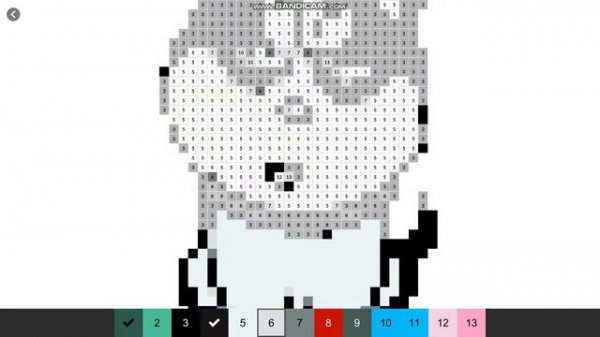 Я играю в игру Pixel Art: Color by Number.