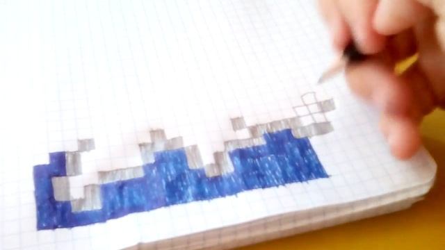 как нарисовать шоколадку по клеточкам смотреть онлайн