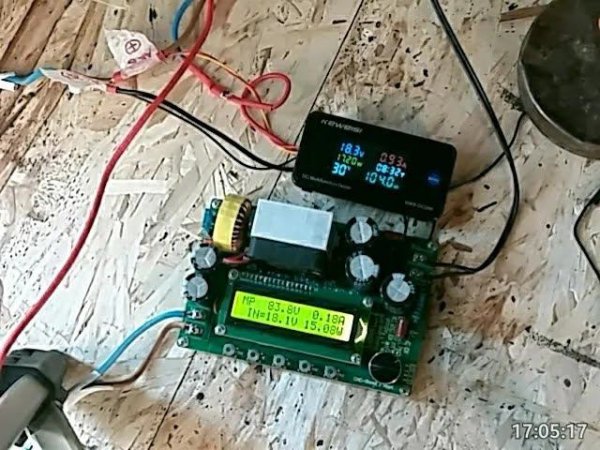 Работа dc dc преобразователя dpx800s в качестве mppt контроллера