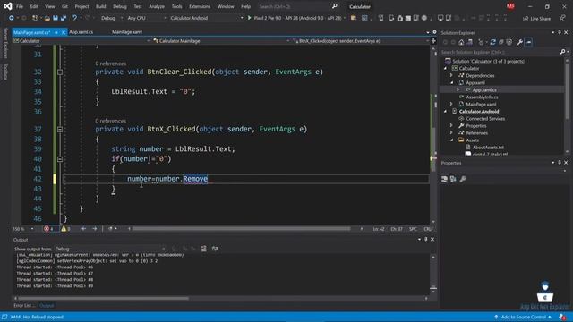 How to Make Compete Calculator App For Android and iOS using Xamarin Forms смотреть онлайн