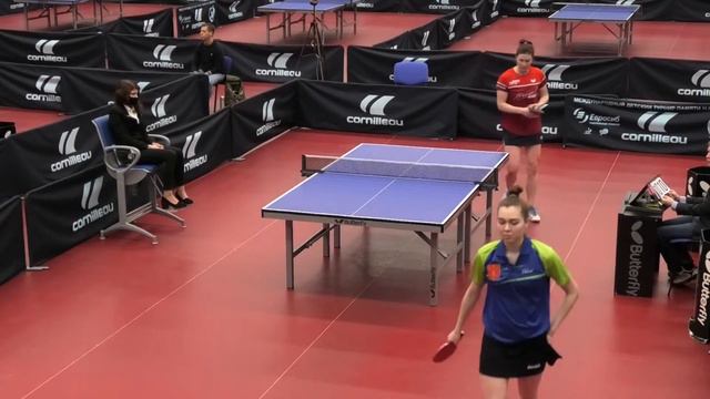 Семенова Д. (1689) - Виноградова М. (1657) Личный Чемпионат Санкт-Петербурга по настольному теннису смотреть онлайн