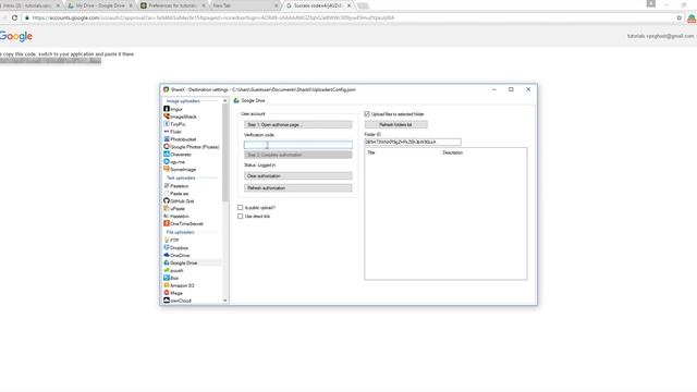 ShareX Tutorial - Setup ShareX To Upload Files Into Google Drive Folder смотреть онлайн