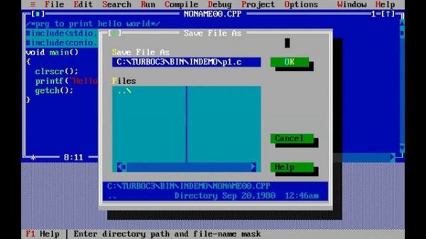 How to Run C program on DOSBOX