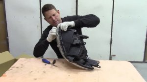 Простой способ разобрать фару Как разобрать любую фару Разбор фары  Разбираем неразборную фару