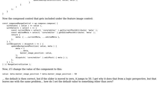 Wordpress: Gutenberg Range Control default from meta value смотреть онлайн