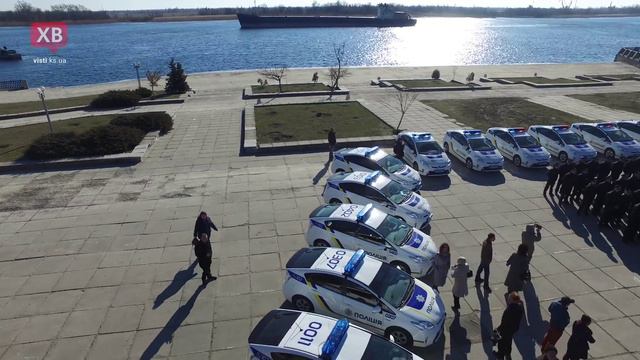 Присяга новой полиции в Херсоне (drone) смотреть онлайн