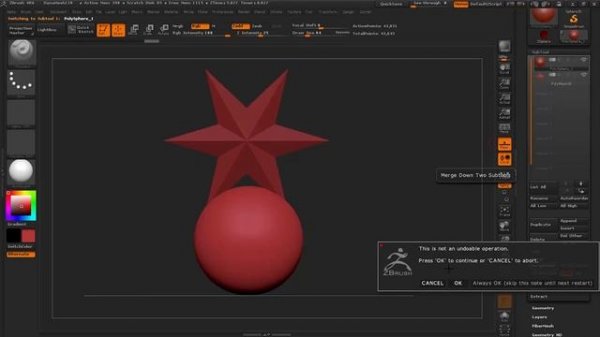 Zbrush: How to MERGE MULTIPLE SUBTOOLS in ZBRUSH (HINDI).