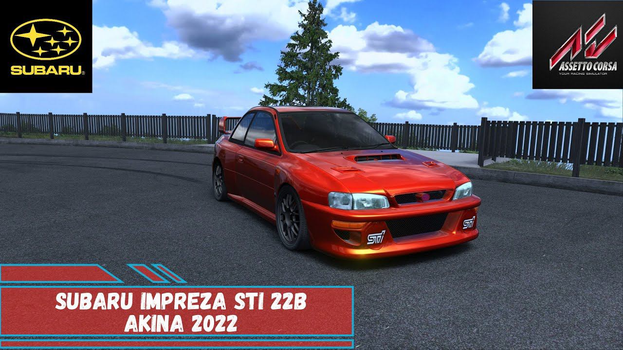 Subaru Impreza STI 22b - Akina 2022 | Assetto Corsa. смотреть онлайн