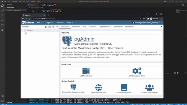 How to create a docker-compose setup with PostgreSQL and pgAdmin4 смотреть онлайн