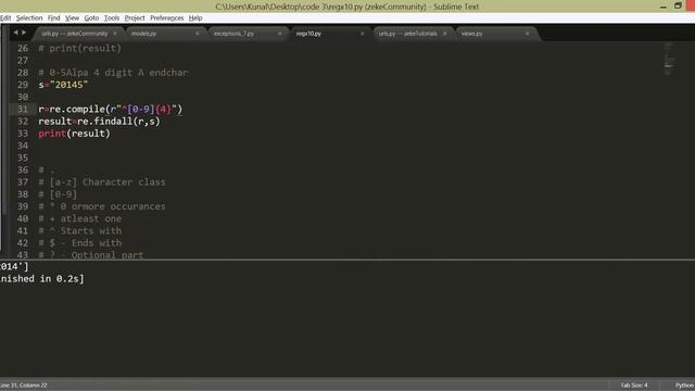 Python Exception and Regular Expressions смотреть онлайн