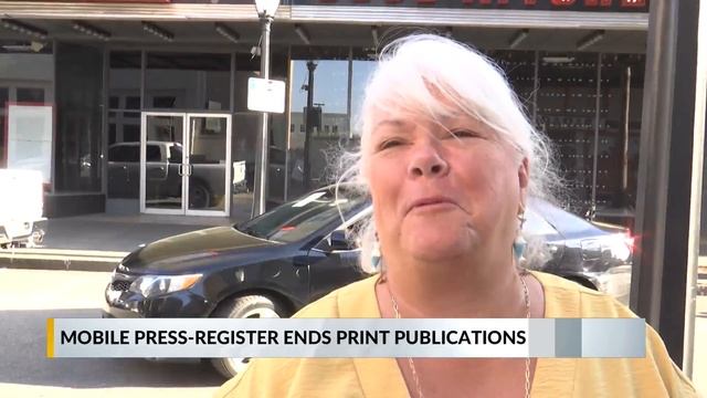 Mobile Press-Register prints last paper, locals react смотреть онлайн