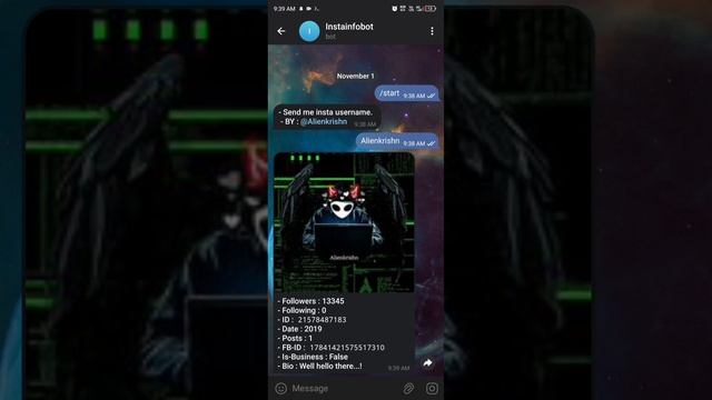 Create Your Own Instagram account Information Gathering Telegram Bot with Termux смотреть онлайн
